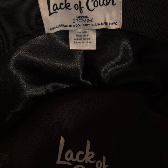 Lack Of Color Black Wool Hat - Picture 5 of 5
